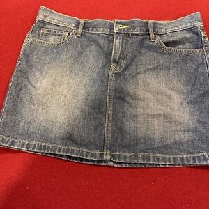 Old Navy Classic Blue Denim Mini Skirt
